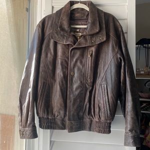 COPY - Vintage Wilson Brown Leather Jacket